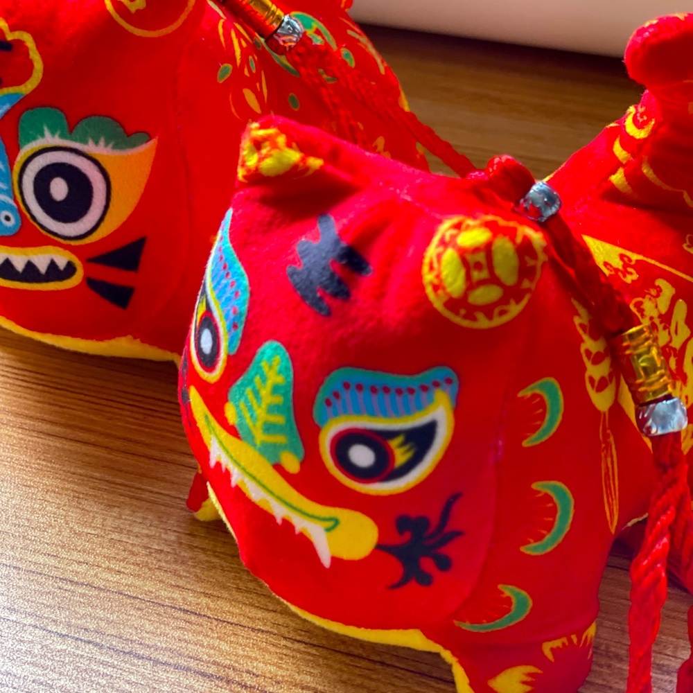 Chinese zodiac animal signs decorating. Cute tiger.